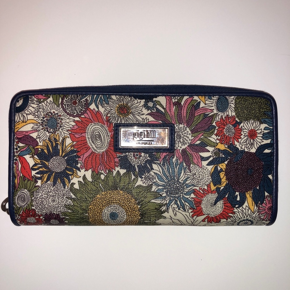 Multi colored floral Gigi Hill Wallet